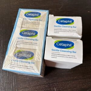 Cetaphil gentle cleansing bar soap bundle lot of 5
